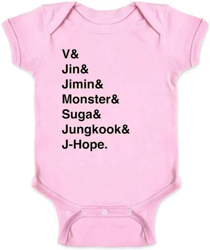 Vista 5 de Pop Threads K-Pop Group Names List Infant Baby Boy Girl Bodysuit