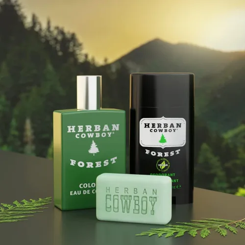 Vista 5 de Herban Cowboy, Forest, desodorante para protección máxima, 2.8 onzas, 3