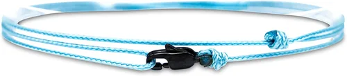 Vista 39 de Made by Nami Surfer Anklet with Snap Hook Clasp Waterproof & Adjustable Thin String Ankle Bracelets for Women and Men Handmade Jewelry for Beach and