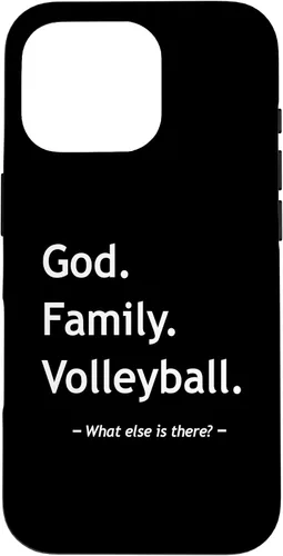 Vista 20 de Christian Faith Christianity God Family Volleyball Case for iPhone 17