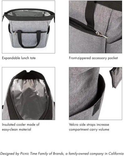 Vista 7 de Picnic TIME NHL Unisex-Adult NHL On The Go Lunch Cooler