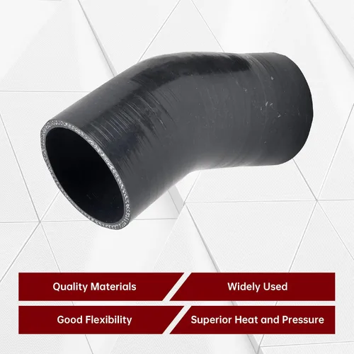 Vista 5 de Kit de abrazaderas de tubo de intercooler turbo CAC compatible con Ford 6.0L Powerstroke Diesel 2003-2007 (Negro)