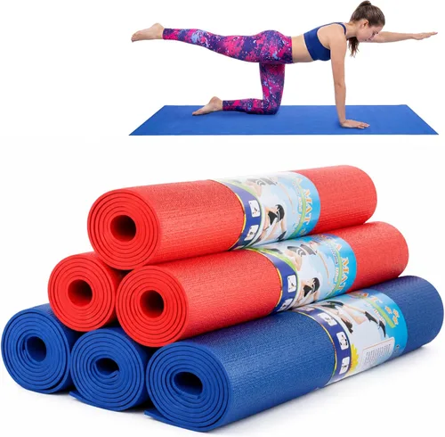 Vista 8 de Amylove 12 alfombrillas de yoga a granel de 68 x 24 x 0.12 pulgadas, antideslizantes, para mujeres y hombres, entrenamiento en casa, gimnasio, yoga