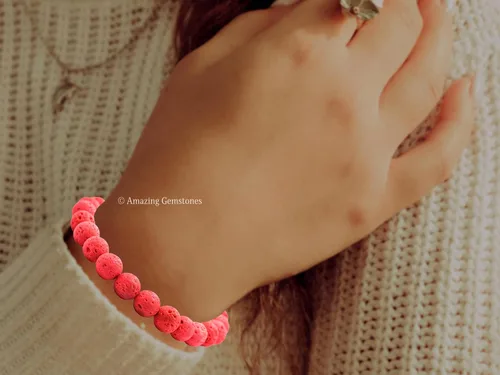 Vista 569 de Amazing Gemstone Crystal Bracelet for Women Men's Gifts - Protection Healing Crystal Bracelet - 8mm Gemstone Beaded Stretchable Bracelet Pulseras