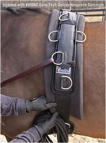 Vista 3 de Dura-Tech Airflow Surcingle - Almohadilla para sillín de caballo Protege la cruz y los hombros Promueve el flujo de aire
