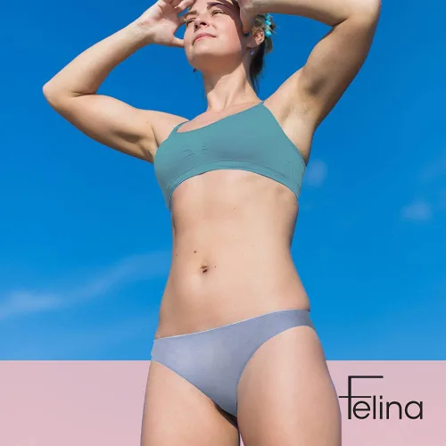Vista 6 de Felina Cotton Modal Hi Cut Panties - Sexy Lingerie Panties for Women - Underwear for Women 8-Pack