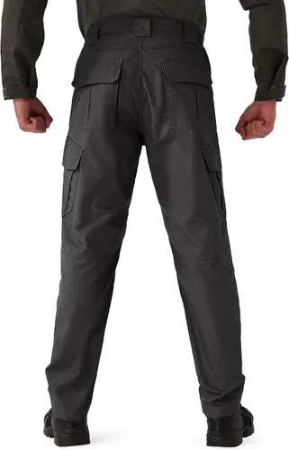 Vista 3 de URBEST Pantalones tácticos Ripstop para hombre, pantalones cargo resistentes al agua, pantalones de trabajo ligeros para senderismo al aire libre