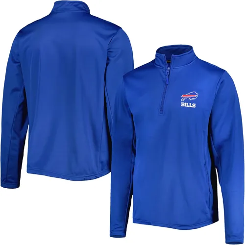 Vista 17 de Dunbrooke Camiseta Royal Buffalo Bills All-Star Tech con cremallera de un cuarto para hombre Rojo