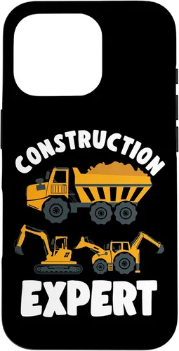 Vista 20 de iPhone 13 Pro Max Truck Construction Expert Excavator Digger para niño pequeño caso