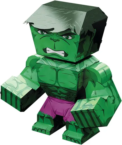 Vista 2 de Fascinations Metal Earth Legends Marvel Hulk 3D Kit de modelo de metal