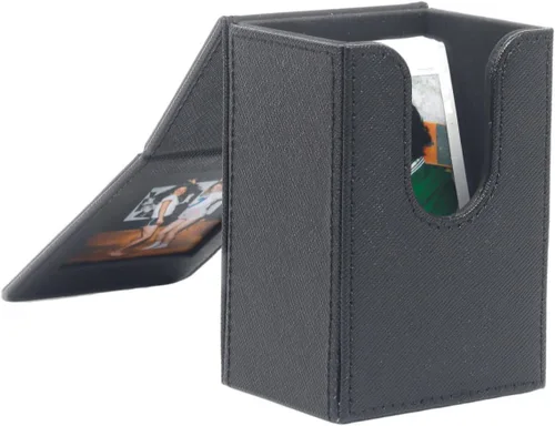 Vista 3 de Orga'Neat Estuche de Almacenamiento Portafotos para Película Fujifilm Instax Mini 12/11/90/40/9/8/7/7+/EVO, Portafotos de Cuero PU con Bolsillo Negro
