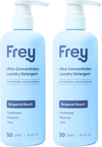 Vista 14 de Detergente líquido concentrado para lavandería FREY Formulado para piel sensible y lavadoras HE Elimina manchas eficazmente 50 lavados por