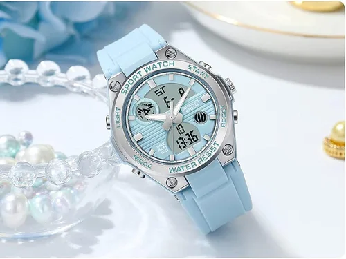 Vista 4 de KXAITO Women's Ladies Outdoor Waterproof Sports Watch Quartz Watch Fashion Bracelet Movement Analog-Digital Display Girls Wrist Watches