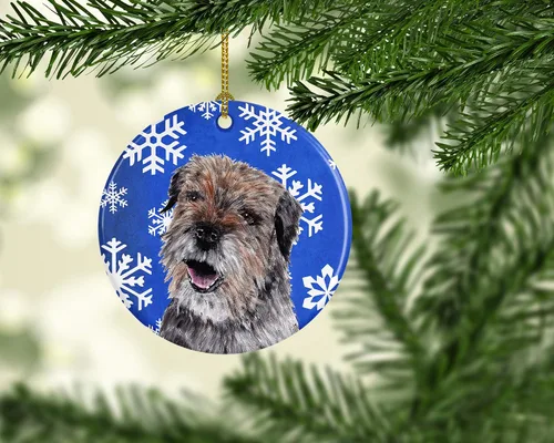 Vista 120 de Caroline's Treasures Cavalier Spaniel - Adorno de cerámica para colgar en el árbol de Navidad, para el hogar, Navidad, fiestas, regalo, 3 pulgadas