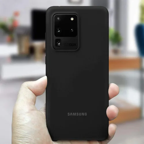 Vista 3 de Samsung Funda de silicona original Galaxy S20 Ultra 5G/caja del teléfono móvil - Negro