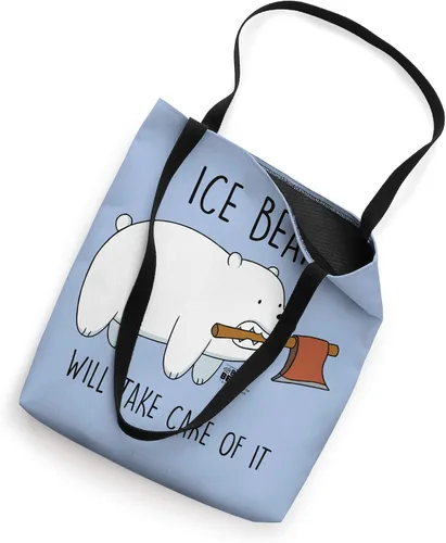 Vista 2 de We Bare Bears Take Care of It - Bolso de mano 16 pulgadas Blanco