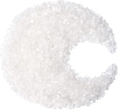 Vista 14 de ZHIYUXI Relleno de florero de fluorita de cristal, 0.22 libras, chips curativos pulidos para decoración, grava para pecera, plantas suculentas