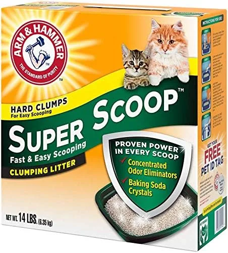 Vista 18 de Arm & Hammer Super Scoop - Arena aglutinante con aroma fresco, 14 libras