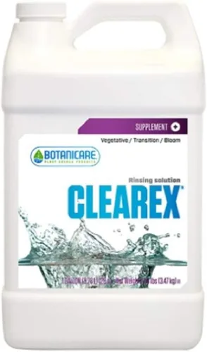 Vista 2 de Botanicare Clearex, Solución de enjuague para plantas hidropónicas y en maceta, 1 gal.