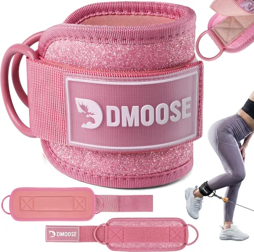 Vista 20 de DMoose Ankle Strap for Cable Machine - One Size Fit with Premium Padding, Workout Kickback Ankle Cuffs, Ankle Bands for Working Out, Booty Workouts