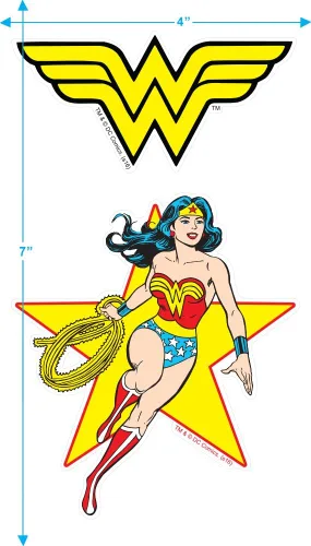 Vista 4 de Popfunk Camiseta y pegatinas de Wonder Woman