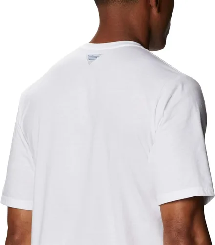 Vista 5 de Columbia Men's PFG Stacked Logo Graphic Ss