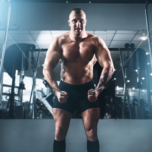 Vista 4 de A2ZCARE Accesorios para máquinas de cables para levantamiento de pesas, accesorio desplegable LAT, accesorios de cable para gimnasio