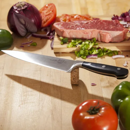 Vista 9 de KUMA Cuchillo de chef multiusos (juego de 3) – Cuchillo de chef afilado fuera de la caja – Cuchillo de chef de 8 pulgadas para tallar, cortar