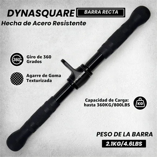 Vista 3 de Combinación de accesorios para máquina de cable, accesorios de acero sólido resistente LAT con asas de ejercicio y correas de tobillo, accesorios