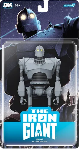 Vista 8 de Super7 El Gigante de Hierro Súper Cyborg - Figura de acción de El Gigante de Hierro (Transparente)