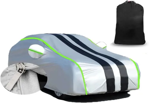 Vista 11 de DUBOM Car Cover Waterproof for V-olkswagen Escarabajo 1960-1980, Waterproof Outdoor Winter Car Covers Breathable Large Cover with Straps Zip A1