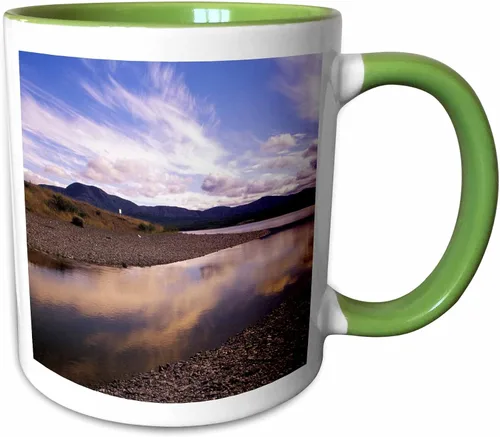 Vista 8 de 3dRose Canada, Newfoundland, Gros Morne. Trout River-CN05 PWA0114 - Patrick J. Wall 11oz Two-Tone Black Mug