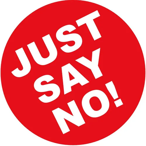 Vista 2 de CafePress Just Say No! Taza de café de cerámica de 11 oz (11.0 fl oz)