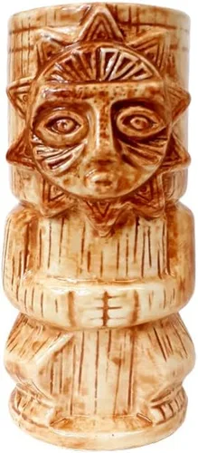 Vista 2 de BARCONIC® Taza Tiki - Dios del sol - 16 oz