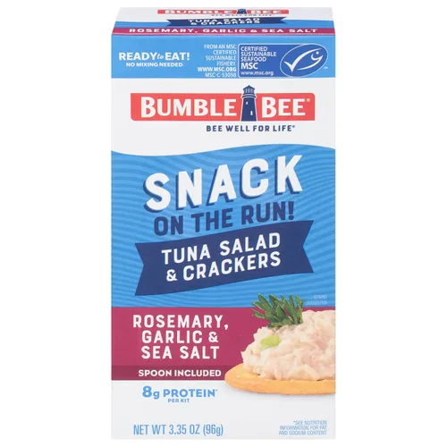 Vista 32 de Ensalada de atún Bumble Bee con galletas saladas - Sin grasa - 3.5 oz (Paquete de 3)