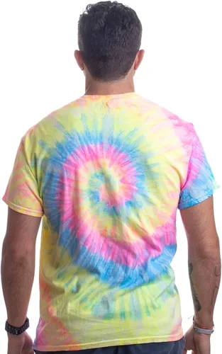 Vista 5 de Humans are 't Real Funny Festival Hippy Rave Drug Tie Dye para hombres o mujeres camiseta