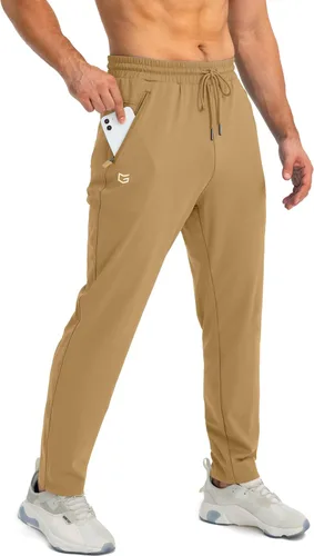 Vista 16 de G Gradual - Pantalones deportivos para hombre con bolsillos con cremallera, joggers cónicos para hombres, pantalones atléticos para entrenamiento