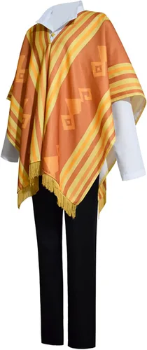 Vista 2 de Jamhuts Camilo - Disfraz de Camilo Madrigal para adultos camisa y pantalones conjunto de uniforme