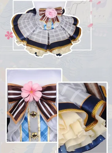Vista 4 de ROLECOS - Disfraz de flores para niñas diseño de anime japonés