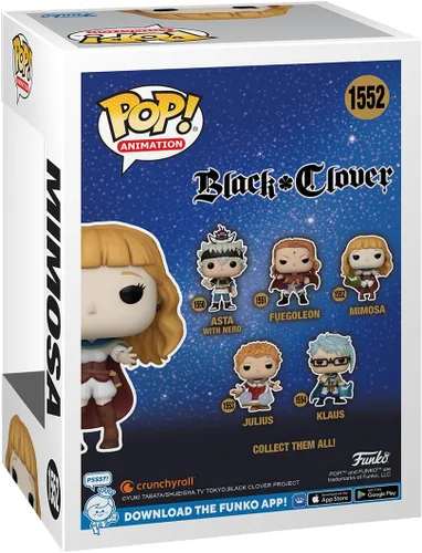 Vista 3 de Funko Pop! Animation: Black Clover - Mimosa Vermillion - Figura de vinilo coleccionable - Idea de regalo - Producto oficial - para niños y adultos