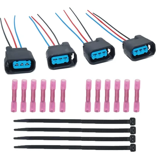 Vista 4 de Chenx 4 juegos de conectores de bobina de encendido para Honda Accord Odyssey cívico CRV compatible con enchufe de mazo de cables de bobina