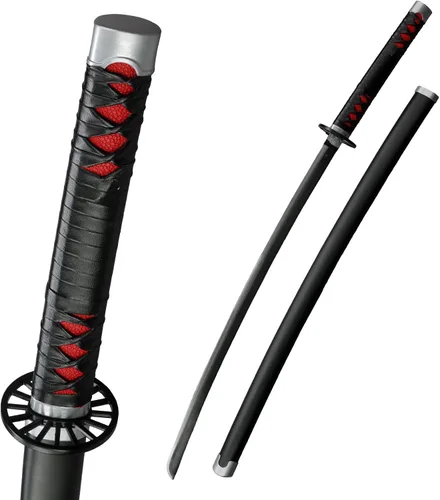 Vista 16 de Munetoshi 40.5 Steel Zenitsu Agastuma Nichirin Katana Demon Killer Samurai Sword Scabbard Cosplay Costumes