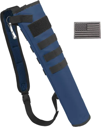 Vista 18 de Carcaj de flechas de tiro con arco ligero para la espalda de doble uso plegable compacto con sistema Molle colgado para tiro al blanco