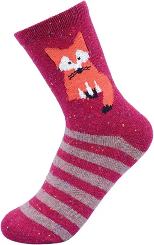Vista 5 de JOYCA & Co. - 3-5 pares de calcetines de invierno gruesos de algodón de lana abrigada para mujer