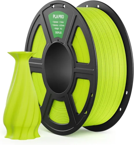 Vista 44 de PLA PRO - Filamento de impresión 3D de 0.07 in, 8.8 lbs, negro/rojo/amarillo/azul Refine Surface, Stronger Toughness, PLA Filament Dimensional