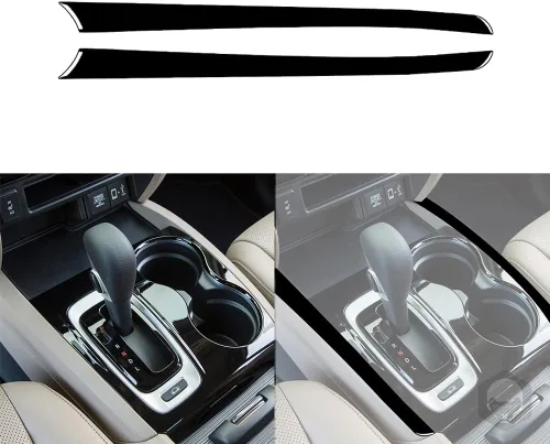 Vista 9 de 4 calcomanías para auto con diseño de pilar en el interior del espejo retrovisor compatible con Ridgeline 2017 2018 2019 2020/Passport