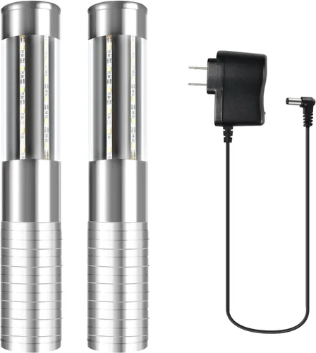 Vista 2 de Luz de Bastón Estroboscópica, Luz de Mano para Escenario, Destellos de Botella de Champán, Luces LED Recargables de Servicio de Botella - para Bar