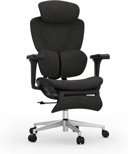 Vista 14 de FLEXISPOT Sentinel Pro Silla ergonómica para juegos (negro) Dual-Wing Adaptive Lumbar,Adjustable Armrests,Recline &Tilt Function,Adjustable