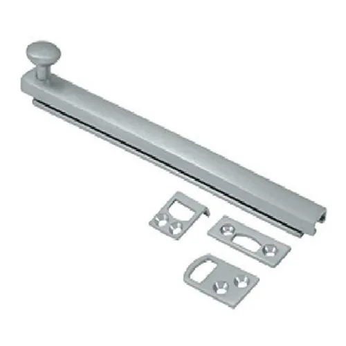 Vista 8 de Deltana Perno de superficie, tornillo oculto, resistente, latón antiguo, 6 pulgadas