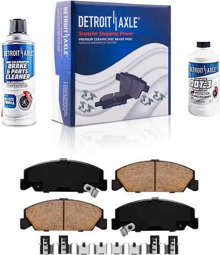 Vista 57 de Detroit Axle - Pastillas de Freno Delantero Izquierdo Reemplazo de Pinza de Disco para Dodge Ram 1500 Dakota Mitsubishi Raider - Juego de 3 piezas